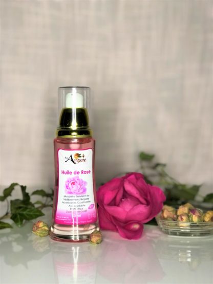huile de rose bio Maroc - pimargane